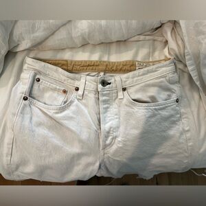 Rag & Bone Off-White Organic Cotton Jeans